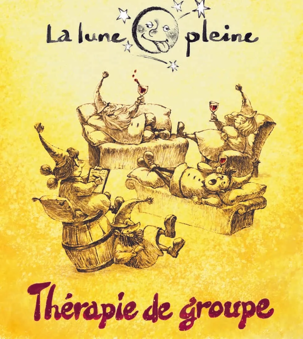 Bouteille de Thérapie de groupe 2023 — rouge nature, Domaine La Lune Pleine, Drôme